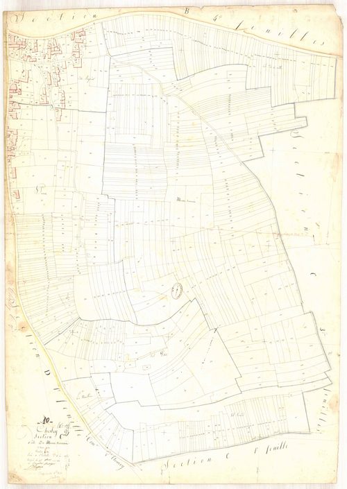 Chesley, section C dite de Mont-Severain, feuille n° 2, parcelles n°563-1228