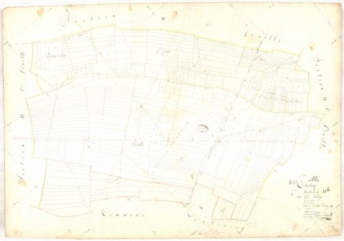 Chesley, section D dite du village, feuille n° 2, parcelles n°1013-1303