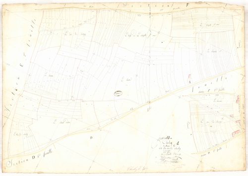 Chesley, section E dite du bois de Chesley, feuille n° 1, parcelles n°1-281