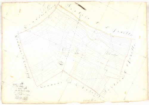 Chesley, section E dite du bois de Chesley, feuille n° 4, parcelles n°860-987