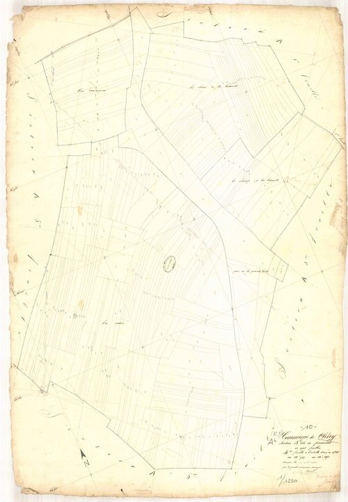 Clérey, section A dite pommerat, feuille n° 4, parcelles n°947-1192