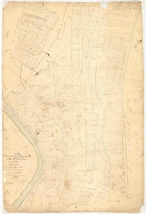 Clérey, section C dite des pâtures, feuille n° 1, parcelles n°1-1440