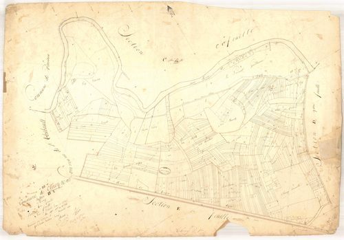 Clérey, section D dite de puny, feuille n° 1, parcelles n°1-534