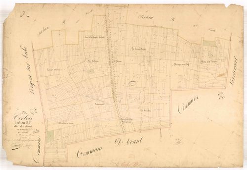 Coclois, section B dite des hauts, feuille n° 3, parcelles n°775-1303
