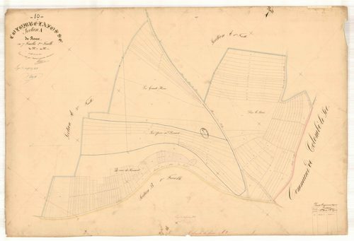 Colombé-la-Fosse, section A dite de Rome, feuille n° 2, parcelles n°89-202