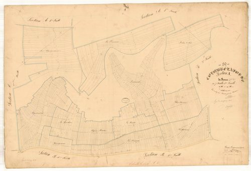 Colombé-la-Fosse, section A dite de Rome, feuille n° 4, parcelles n°406-826