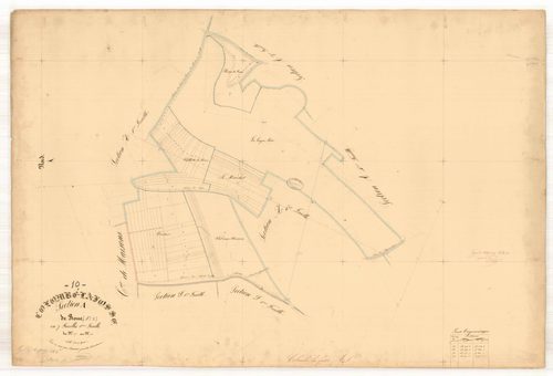 Colombé-la-Fosse, section A dite de Rome, feuille n° 5, parcelles n°827-890