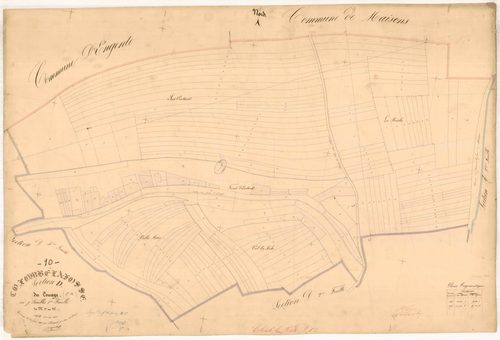Colombé-la-Fosse, section D dite du couage, feuille n° 1, parcelles n°1-179