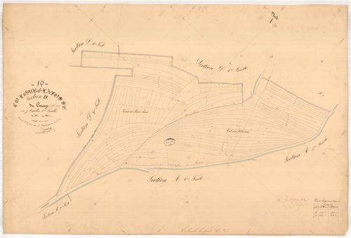 Colombé-la-Fosse, section D dite du couage, feuille n° 2, parcelles n°180-263