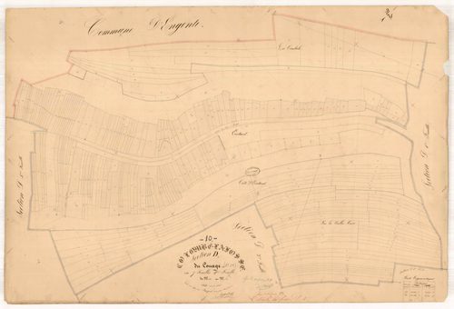 Colombé-la-Fosse, section D dite du couage, feuille n° 4, parcelles n°431-693