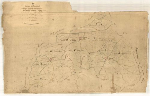 Colombé-le-Sec, Rouvres et Voigny, tableau d'assemblage
