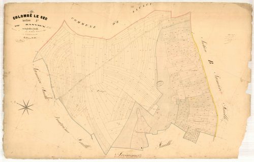 Colombé-le-Sec, section A dite des banvaux, feuille n° 2, parcelles n°117-431