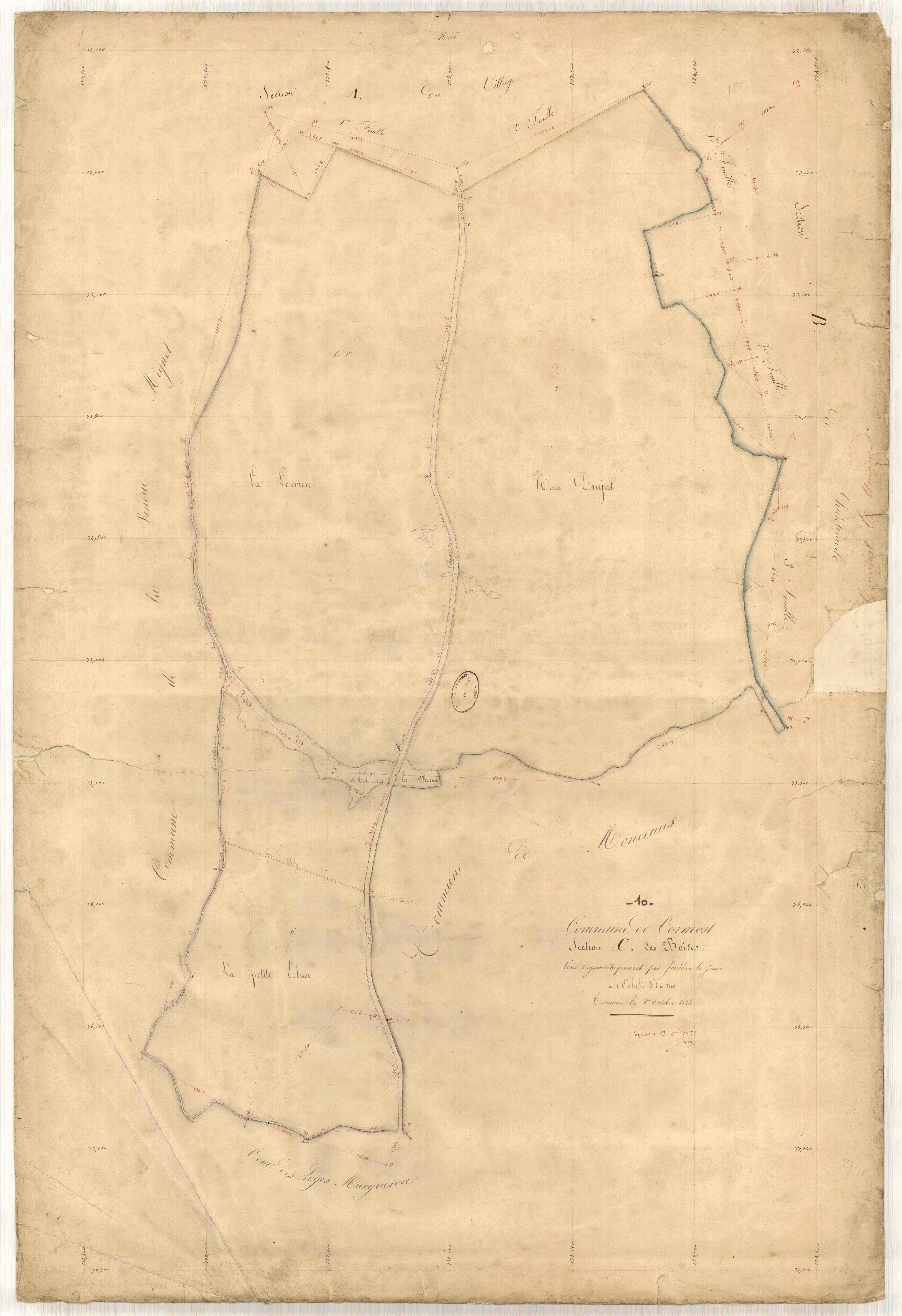 Cormost, section C dite des bois