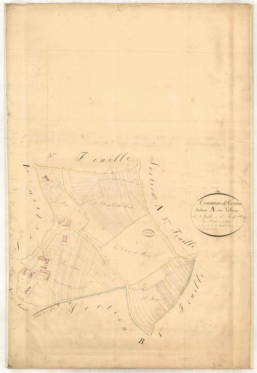 Cormost, section A dite du village, feuille n° 4