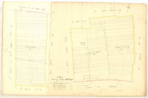 Courceroy, section B dite du village, feuille n° 5