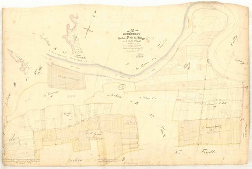 Courceroy, section B dite du village, feuille n° 6