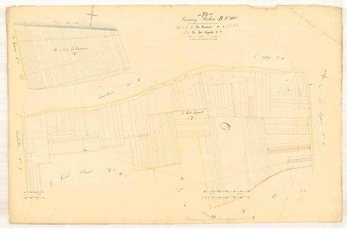 Courceroy, section B dite les communes, feuille n° 7
