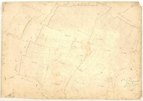 Courtaoult, section A dite du jardelet, feuille n° 1, parcelles n° 1-348