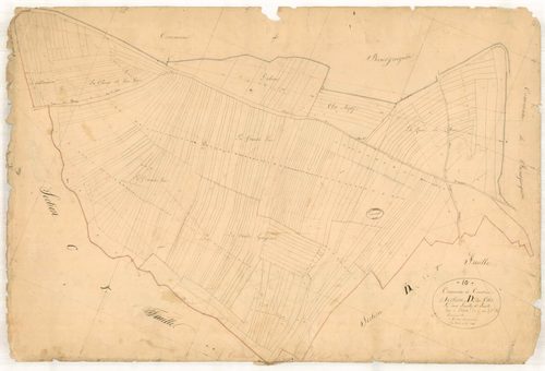 Courtenot, section D dite des côtes, feuille n° 1, parcelles n° 1-262
