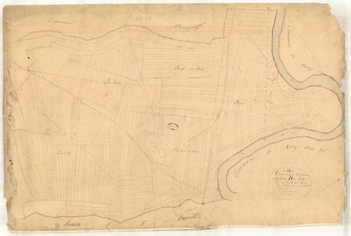 Courtenot, section D dite des côtes, feuille n° 2, parcelles n° 263-563