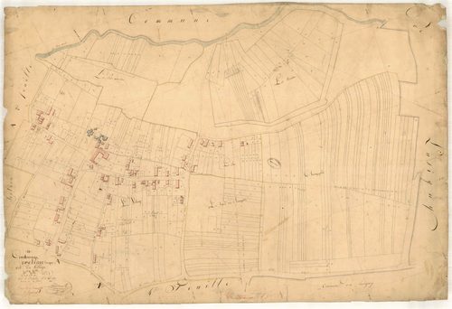 Courteranges, section A dite du village, feuille n° 3, parcelles n° 451-932