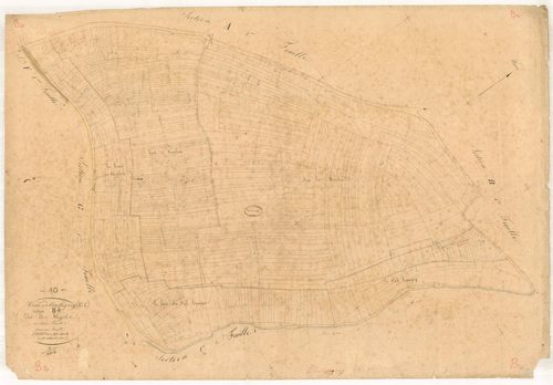 Coussegrey, section B dite des angles, feuille n° 2, parcelles n° 234-763