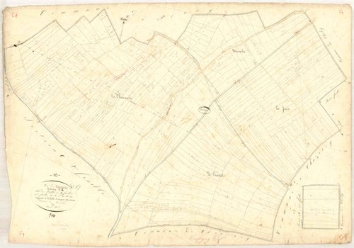 Coussegrey, section C dite des mailles, feuille n° 1, parcelles n° 1-301