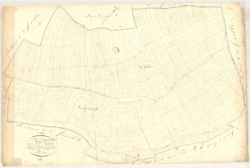 Coussegrey, section C dite des mailles, feuille n° 2, parcelles n° 302-605