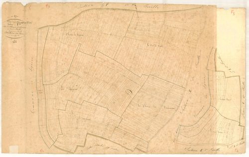 Coussegrey, section F dite du chemin de la Lignière, feuille n° 3, parcelles n° 1173-1462