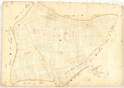 Coussegrey, section G dite jossots, feuille n° 1, parcelles n° 1-491