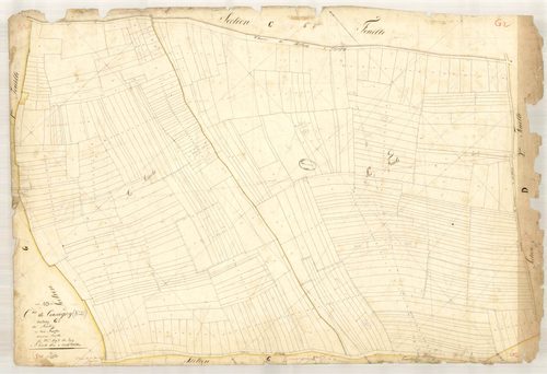 Coussegrey, section G dite jossots, feuille n° 2, parcelles n° 492-899