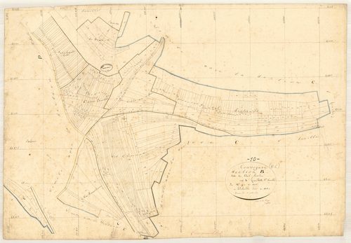 Couvignon, section B dite du val perdu, feuille n° 3, parcelles n° 900-1215