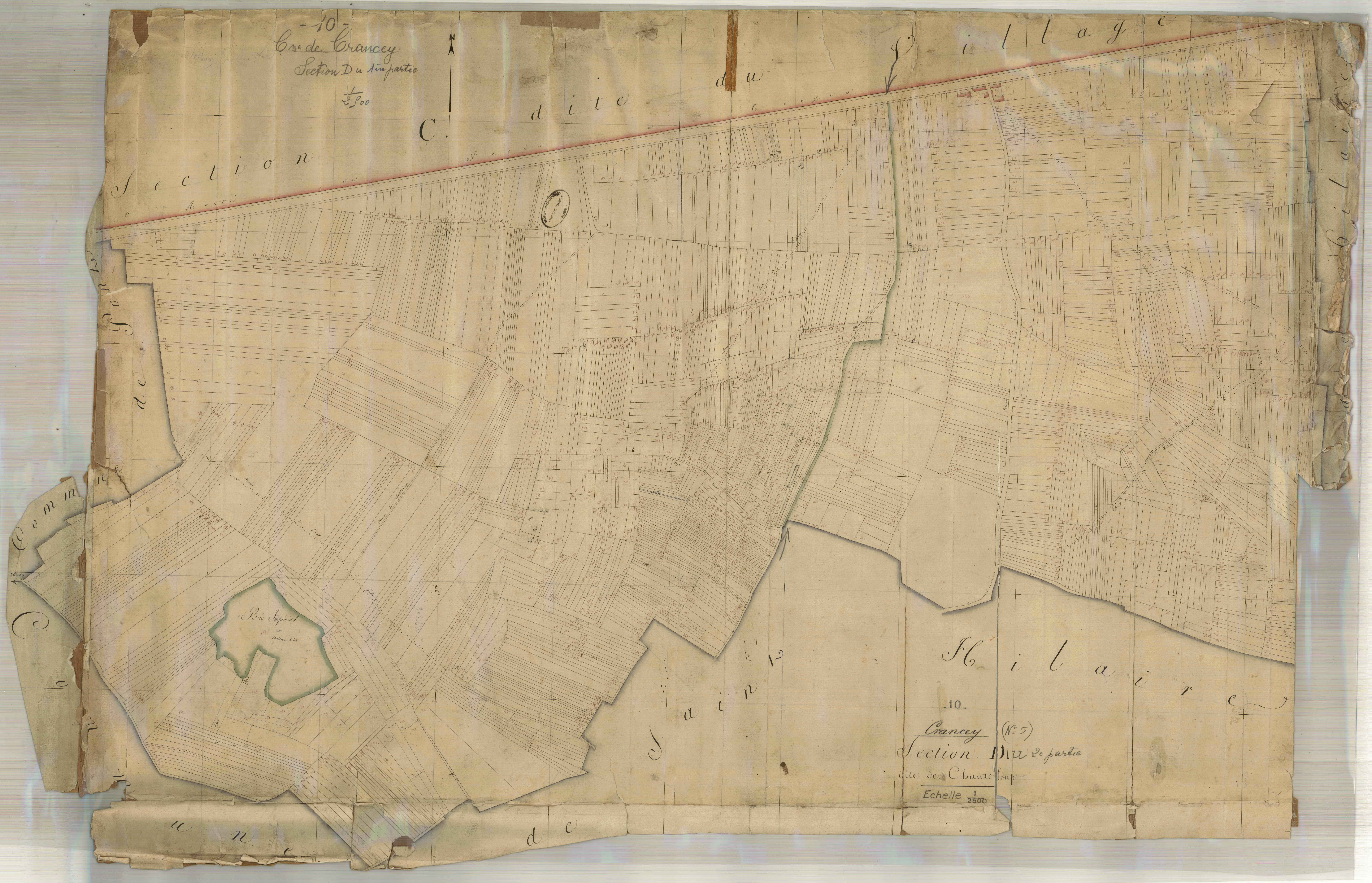 Crancey, section D dite de chanteloup