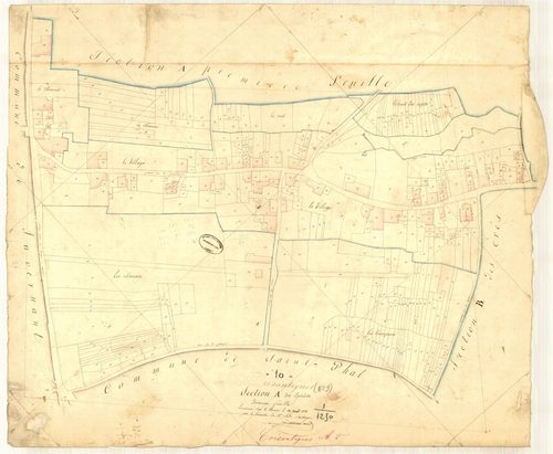 Crésantignes, section A dite des épinèts, feuille n° 2