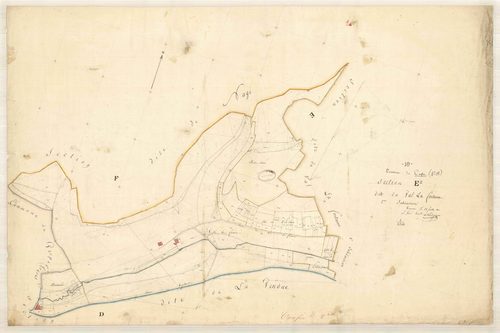 Cunfin, section E dite du val la fontaine, feuille n° 2
