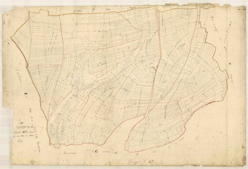 Cunfin, section G dite de la voie de Bar, feuille n° 1