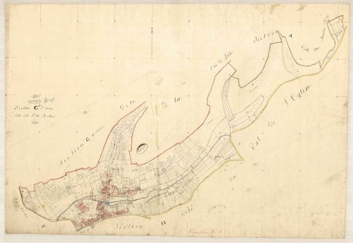 Cunfin, section G dite de la voie de Bar, feuille n° 2