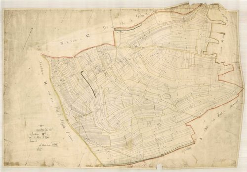 Cunfin, section H dite du val de l'église, feuille n° 2