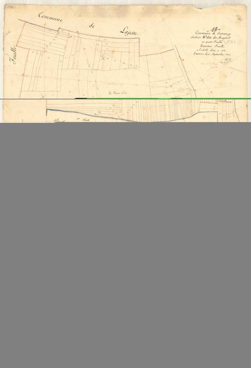 Cussangy, section B dite des bruyères, feuille n° 3