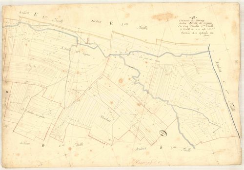 Cussangy, section D dite du Moulin de Corpeau, feuille n° 2