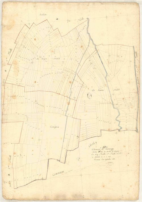 Cussangy, section D dite du Moulin de Corpeau, feuille n° 3