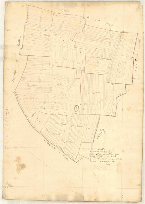 Cussangy, section D dite du Moulin de Corpeau, feuille n° 5