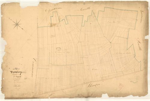 Dampierre, section A dite d'orgeval, feuille n° 1, parcelles n° 1-264