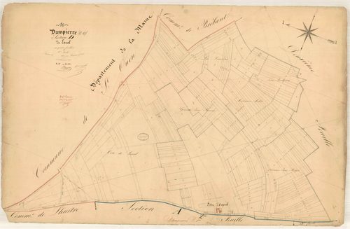 Dampierre, section D dite de Laval, feuille n° 1, parcelles n° 1-231
