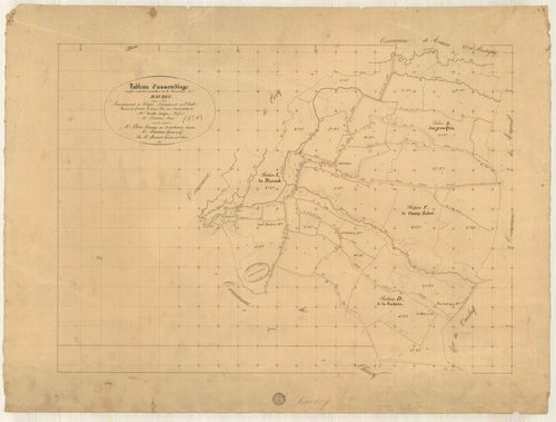 Davrey, tableau d'assemblage