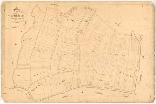 Davrey, section D dite de la vacherie, feuille n° 1, parcelles n° 1-322