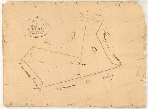Davrey, section D dite de la vacherie, feuille n° 5, parcelles n° 966