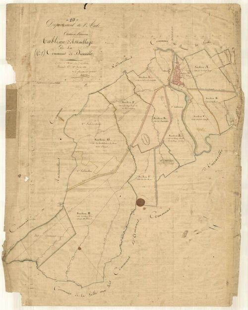 Dienville, tableau d'assemblage