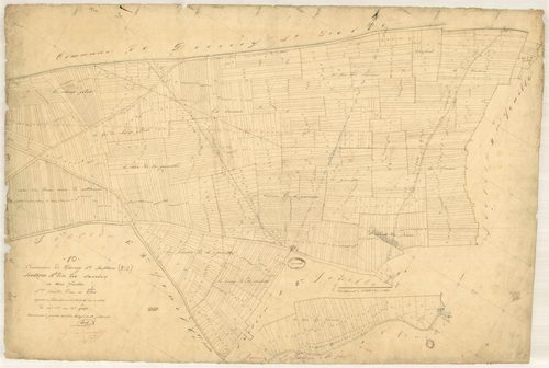 Dierrey-Saint-Julien, section A dite des saurins, feuille n° 1, parcelles n° 1-1042