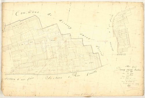 Dierrey-Saint-Julien, section B dite des forges, feuille n° 2, parcelles n° 469-1047